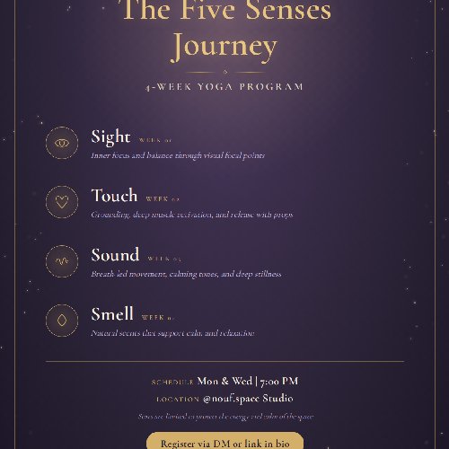 The Five Senses Journey