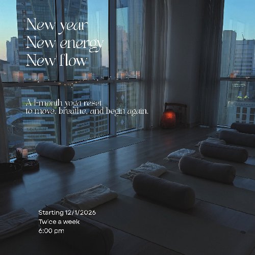 ✨New year. New energy. New flow. ✨ Self-care and relaxation